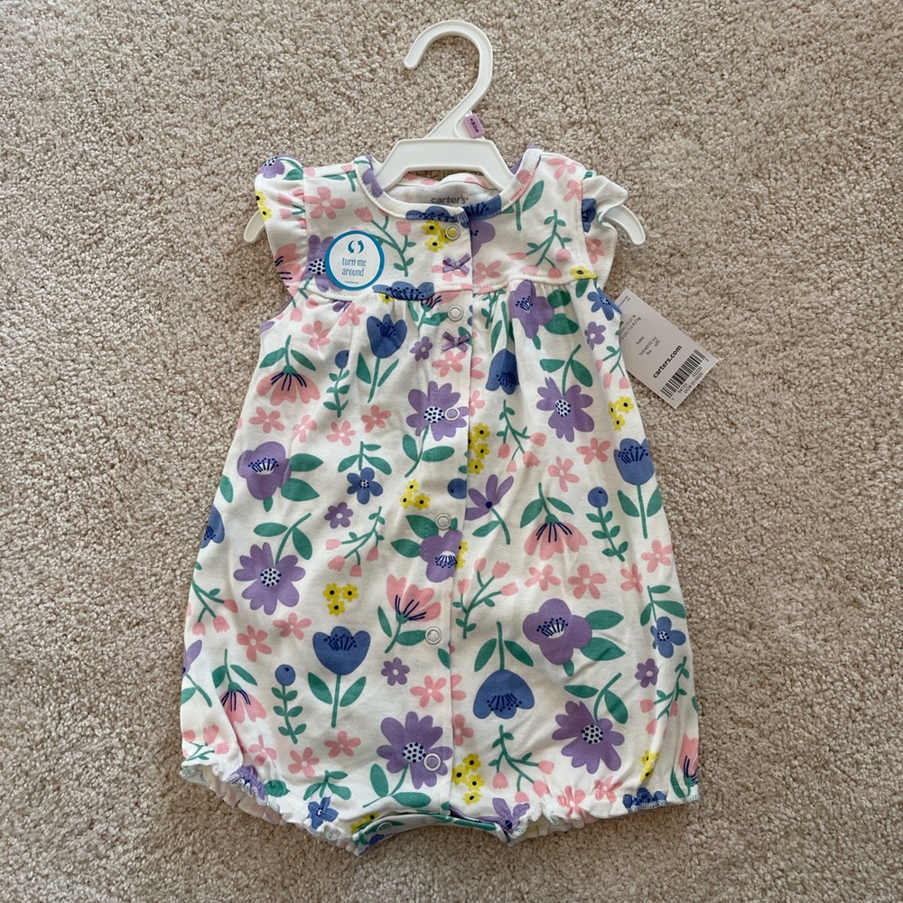 Carter’s floral ruffle romper